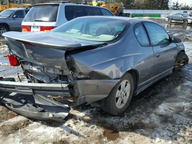 2G1WJ15K779416126 - 2007 CHEVROLET MONTE CARL GRAY photo 4