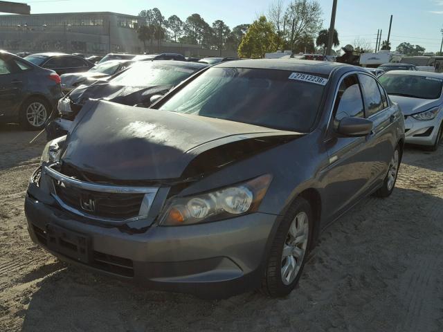 1HGCP26718A006955 - 2008 HONDA ACCORD EX GRAY photo 2