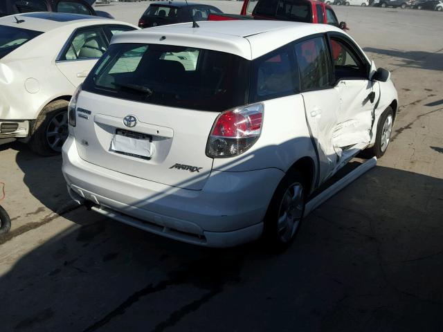 2T1KR32E58C710070 - 2008 TOYOTA COROLLA MA WHITE photo 4