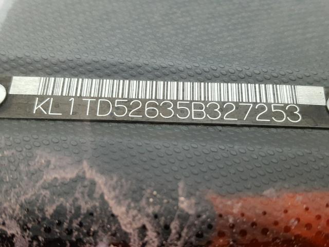 KL1TD52635B327253 - 2005 CHEVROLET AVEO BASE Beyaz fotoğraf 10