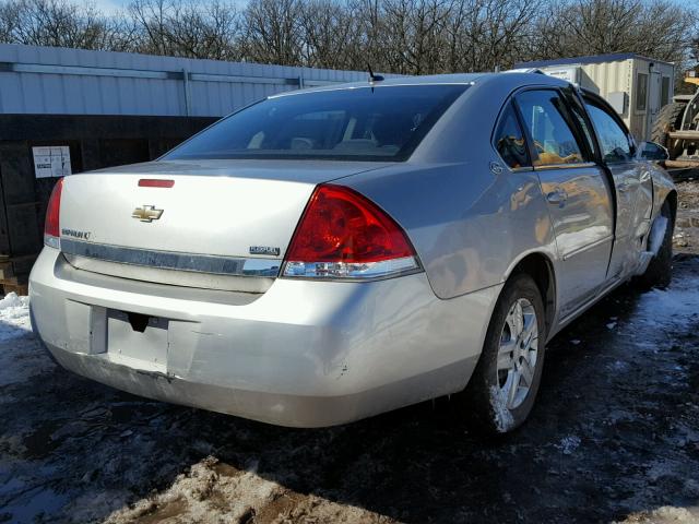 2G1WT58K469437043 - 2006 CHEVROLET IMPALA LT SILVER photo 4