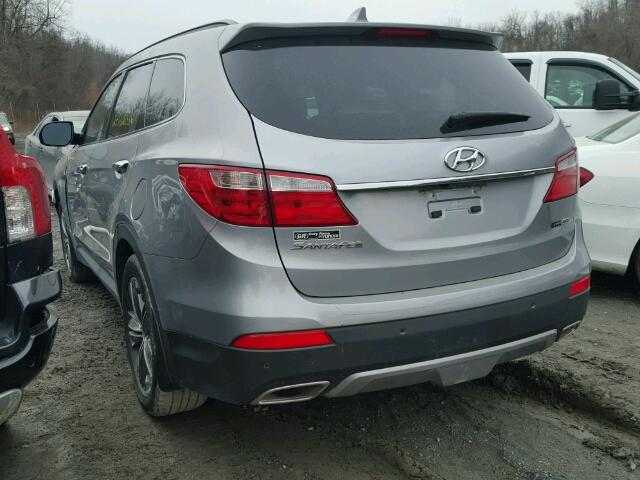 KM8SRDHF2FU122032 - 2015 HYUNDAI SANTA FE G SILVER photo 3