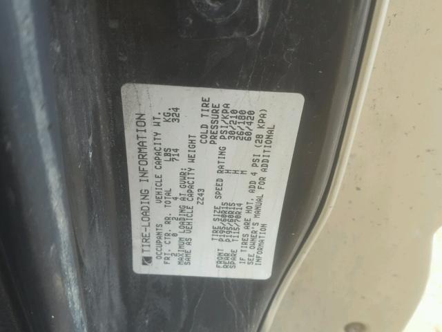 1G8ZG1277VZ175703 - 1997 SATURN SC2 GOLD photo 10