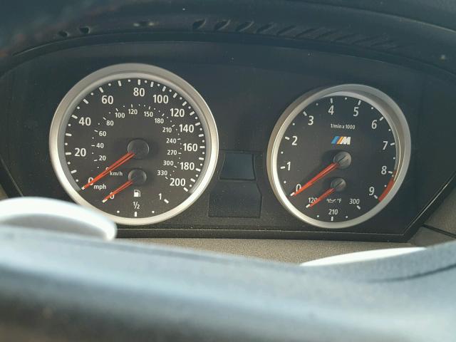 WBSNB93586B584603 - 2006 BMW M5 BLACK photo 8