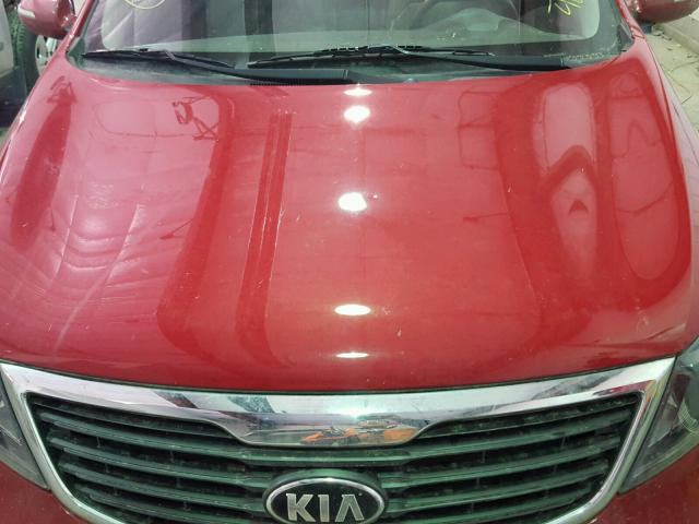 KNDPCCA27D7404627 - 2013 KIA SPORTAGE E RED photo 9