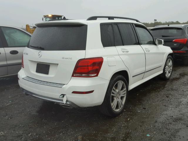 WDCGG8JB7EG167201 - 2014 MERCEDES-BENZ GLK 350 4M WHITE photo 4