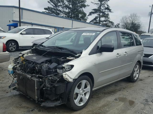 JM1CR293270146907 - 2007 MAZDA 5 SILVER photo 2