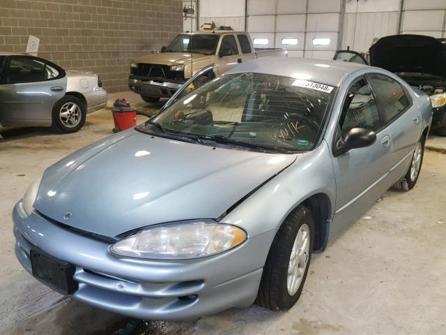 2B3HD46R74H643615 - 2004 DODGE INTREPID S BLUE photo 2