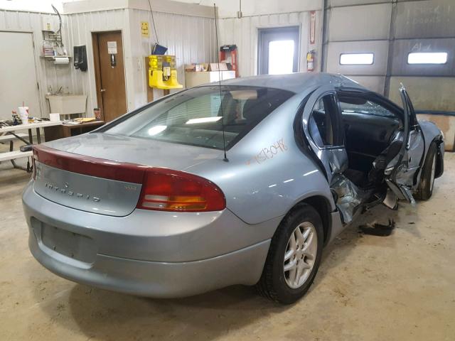 2B3HD46R74H643615 - 2004 DODGE INTREPID S BLUE photo 4