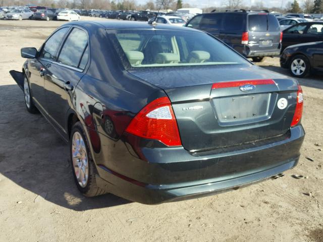 3FAHP0HA4AR280203 - 2010 FORD FUSION SE GRAY photo 3