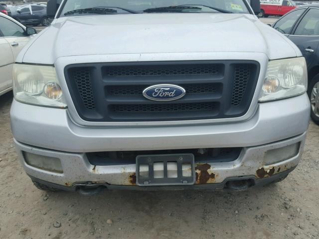 1FTRX14W64KC56287 - 2004 FORD F150 SILVER photo 7