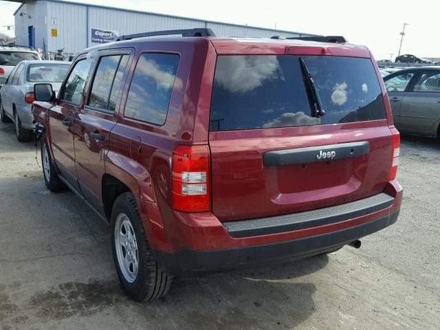 1C4NJPBA4GD749422 - 2016 JEEP PATRIOT SP RED photo 3