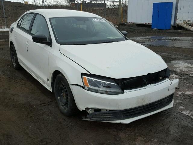 3VW1K7AJ4DM381883 - 2013 VOLKSWAGEN JETTA BASE თეთრი ფოტო 1