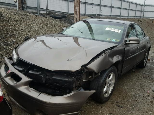 1G2WK52J41F105960 - 2001 PONTIAC GRAND PRIX Qəhvəyi foto 2