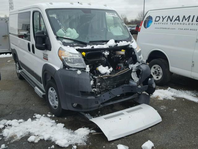 3C6TRVAG7HE524073 - 2017 DODGE PROMASTER WHITE photo 1