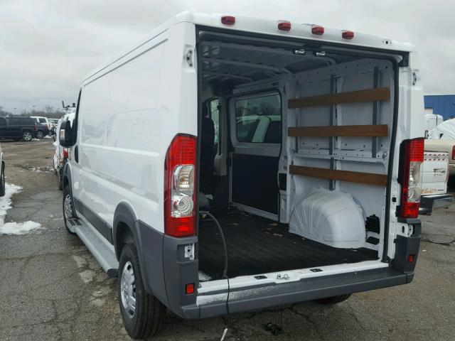 3C6TRVAG7HE524073 - 2017 DODGE PROMASTER WHITE photo 3