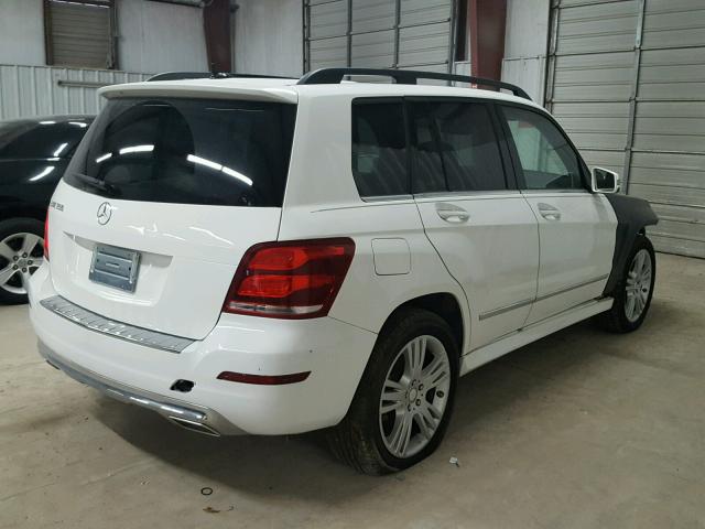 WDCGG5HB8EG175702 - 2014 MERCEDES-BENZ GLK 350 WHITE photo 4