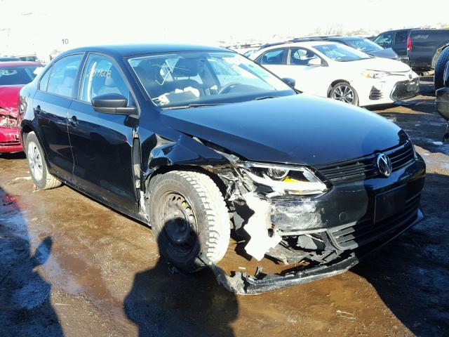 3VW2K7AJ3BM051170 - 2011 VOLKSWAGEN JETTA BASE შავი ფოტო 1