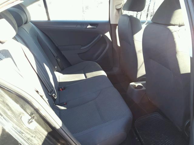 3VW2K7AJ3BM051170 - 2011 VOLKSWAGEN JETTA BASE შავი ფოტო 6