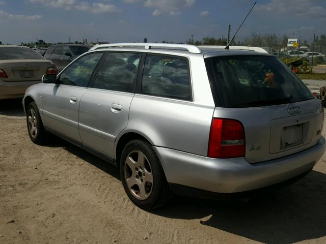 WAUKH28D5YA049671 - 2000 AUDI A4 2.8 AVA SILVER photo 3