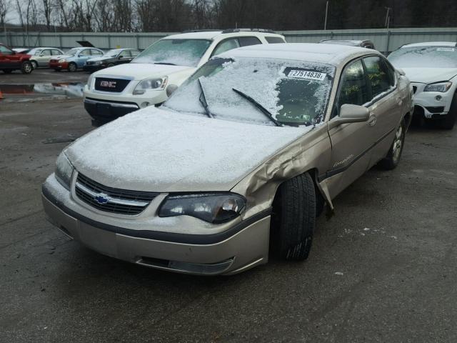 2G1WH52K839352535 - 2003 CHEVROLET IMPALA LS BEIGE photo 2