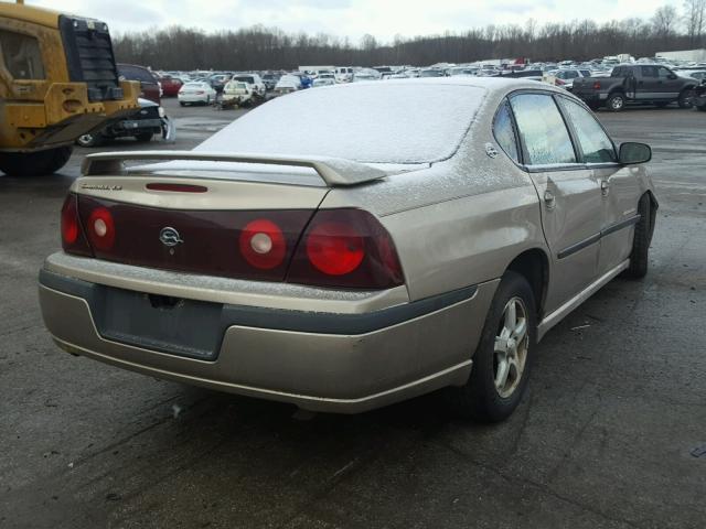 2G1WH52K839352535 - 2003 CHEVROLET IMPALA LS BEIGE photo 4