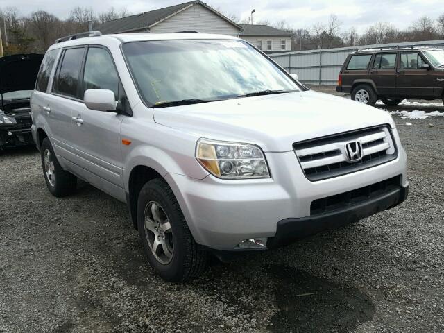 5FNYF18507B015407 - 2007 HONDA PILOT EXL SILVER photo 1