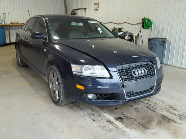 WAUDH74FX8N080498 - 2008 AUDI A6 3.2 QUA BLUE photo 1