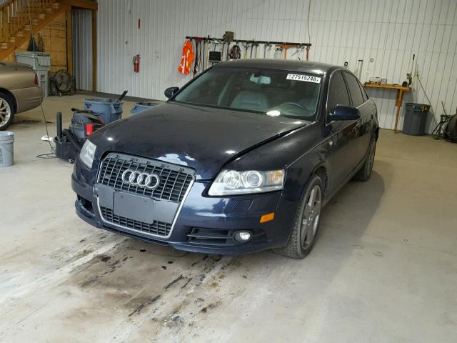 WAUDH74FX8N080498 - 2008 AUDI A6 3.2 QUA BLUE photo 2