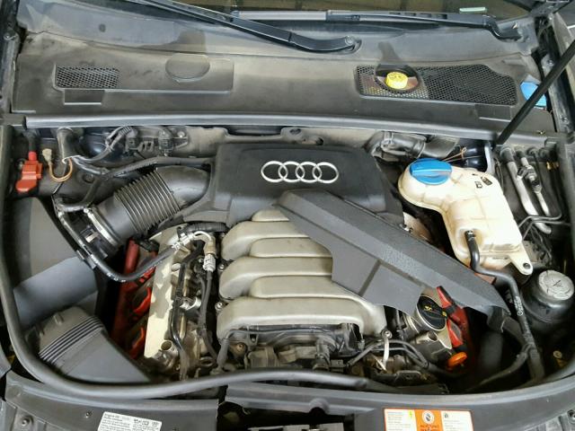 WAUDH74FX8N080498 - 2008 AUDI A6 3.2 QUA BLUE photo 7