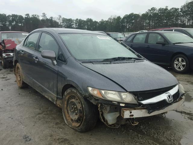 2HGFA16509H363585 - 2009 HONDA CIVIC LX GRAY photo 1