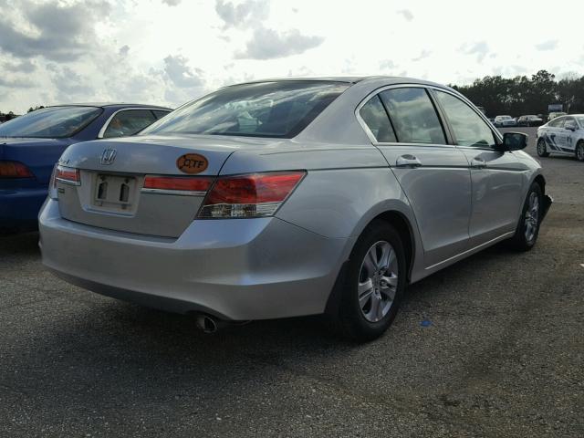 1HGCP2F47CA115743 - 2012 HONDA ACCORD LXP SILVER photo 4