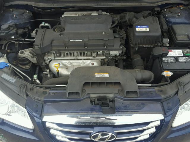 KMHDU4AD8AU163242 - 2010 HYUNDAI ELANTRA BL BLUE photo 7