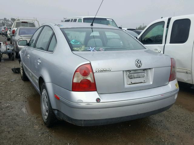 WVWMD63B93P207312 - 2003 VOLKSWAGEN PASSAT GL SILVER photo 3