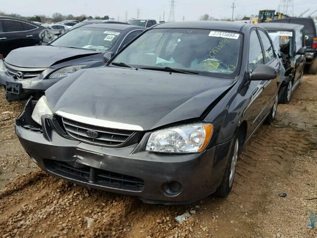 KNAFE121565333942 - 2006 KIA NEW SPECTR GRAY photo 2