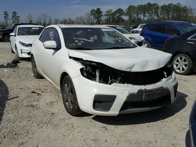 KNAFU6A25A5188730 - 2010 KIA FORTE EX WHITE photo 1