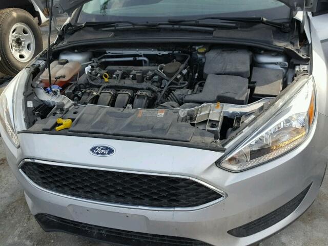 1FADP3E29FL285366 - 2015 FORD FOCUS S SILVER photo 7