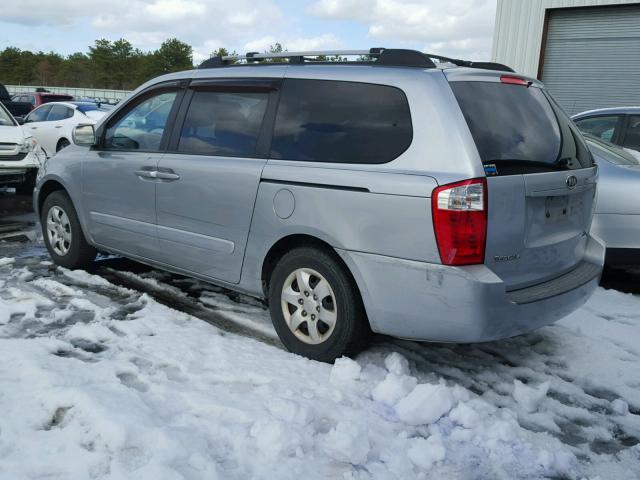 KNDMB233566045289 - 2006 KIA SEDONA EX SILVER photo 3