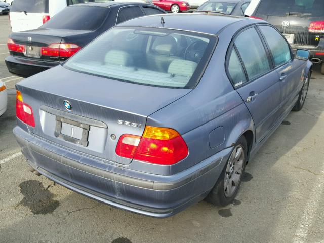 WBAAM3344YCA89994 - 2000 BMW 323 I BLUE photo 4