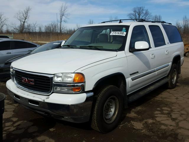 3GKGK26G26G130203 - 2006 GMC YUKON XL K WHITE photo 2