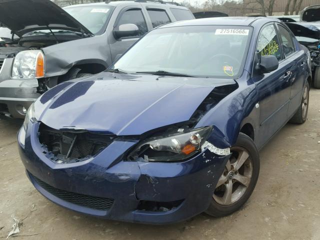 JM1BK12F251272643 - 2005 MAZDA 3 I BLUE photo 2