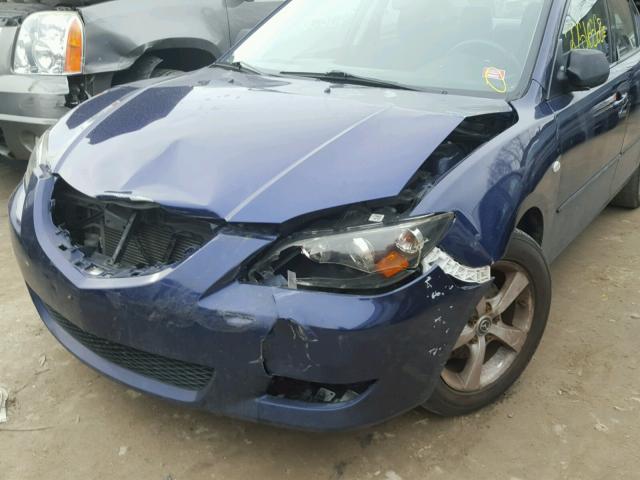 JM1BK12F251272643 - 2005 MAZDA 3 I BLUE photo 9