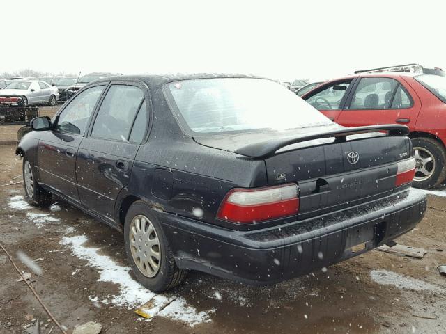 1NXBA02E3VZ568673 - 1997 TOYOTA COROLLA BA BLACK photo 3