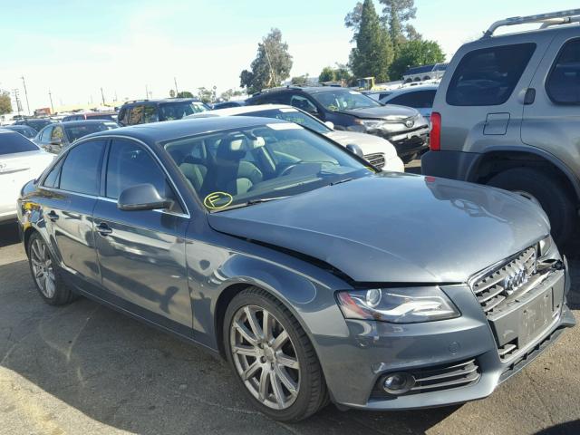 WAUSF78K09N059374 - 2009 AUDI A4 PREMIUM GRAY photo 1