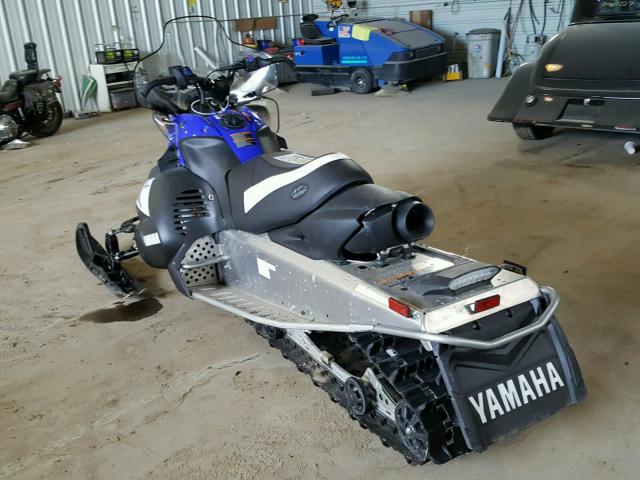 JYE8JJ002EA003032 - 2014 YAMAHA NYTRO BLUE photo 3