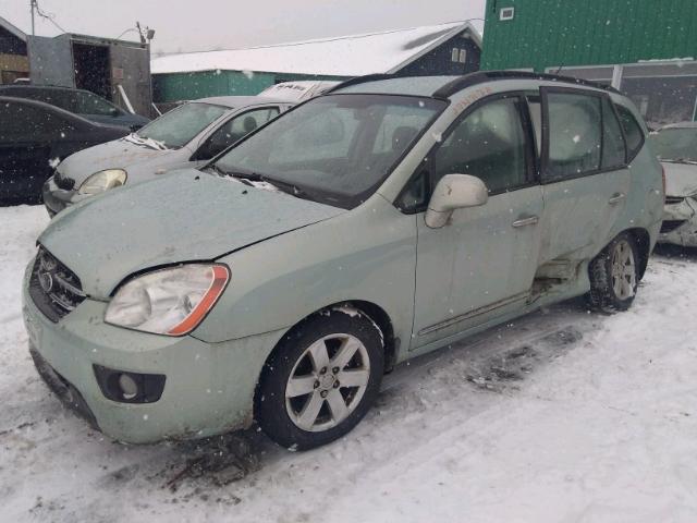 KNAFG525987154217 - 2008 KIA RONDO BASE GREEN photo 2