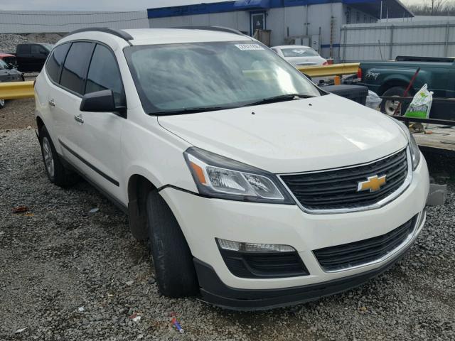 1GNKRFED5DJ101524 - 2013 CHEVROLET TRAVERSE L WHITE photo 1