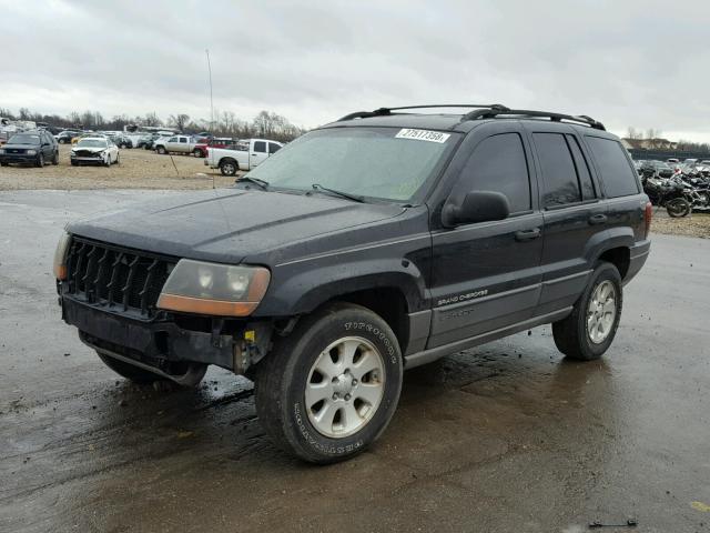 1J4GW48S91C709644 - 2001 JEEP GRAND CHER BLACK photo 2