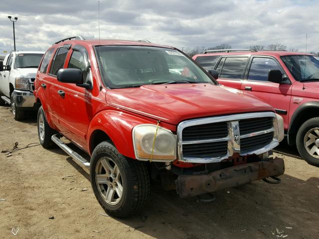 1D4HB48DX4F178645 - 2004 DODGE DURANGO SL RED photo 1