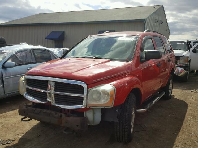 1D4HB48DX4F178645 - 2004 DODGE DURANGO SL RED photo 2